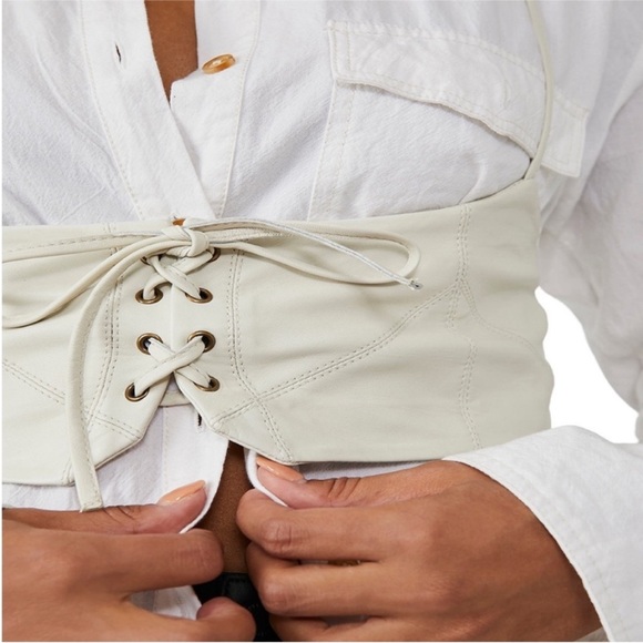 Free People Harness Belt Free People White Corset White Belt White Harness - Picture 7 of 10